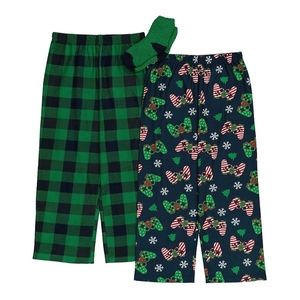 NWT Holiday Gamer PJ Pant & Socks Set